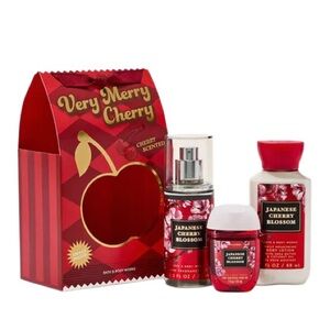 Bath & Body Works Japanese Cherry Blossom Merry Cherry Mini Gift Set
